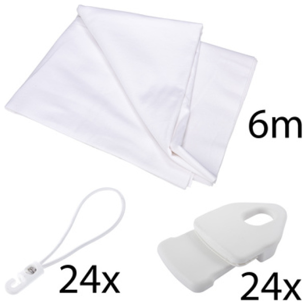 Stairville Molton Set White 6x3m