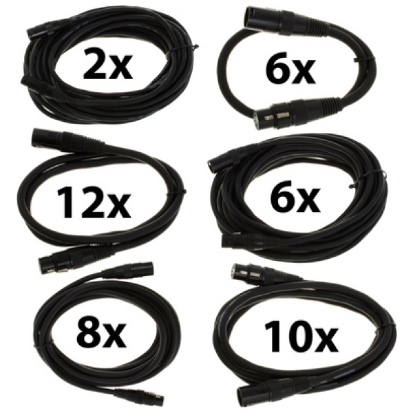 pro snake DMX Cable 5 pin TPD XXL Bundle