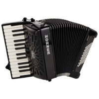 Hohner Bravo II 48 Black silent key