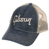 Gibson Baseball Cap Faded Denim Gibson Baseball Cap Faded Denim