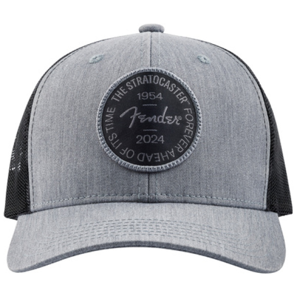 Fender Strat Anniv Badge Cap Gray