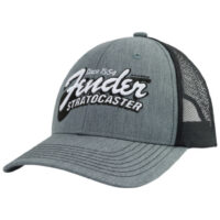 Fender Strat Guitar Hat Heather Grey Fender Strat Guitar Hat Heather Grey