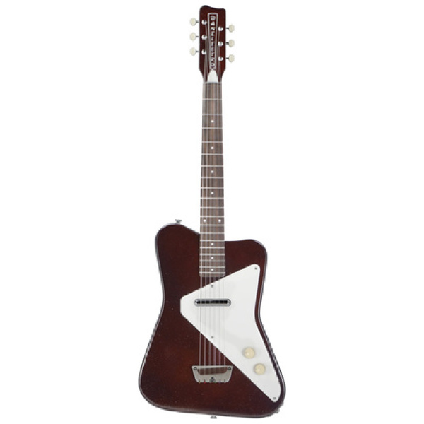 Danelectro Pro Maroon Silver Glitter